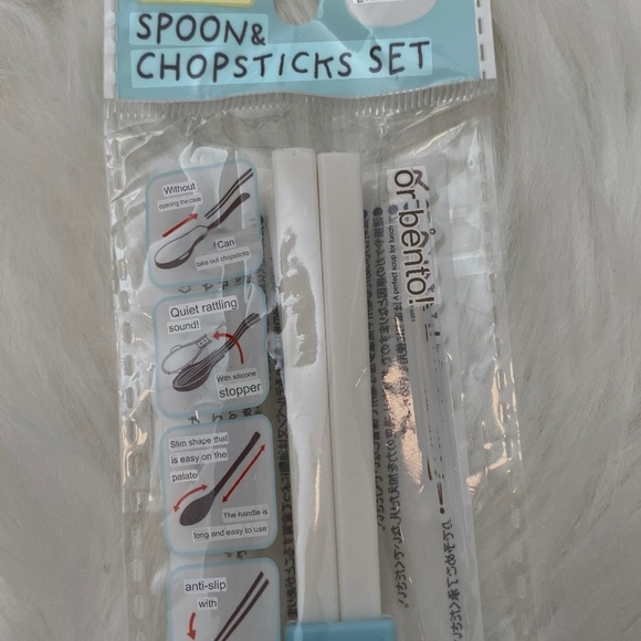 Spoon and Chopstick Set. Bird Design. Multicolor. - Picture 8 of 10